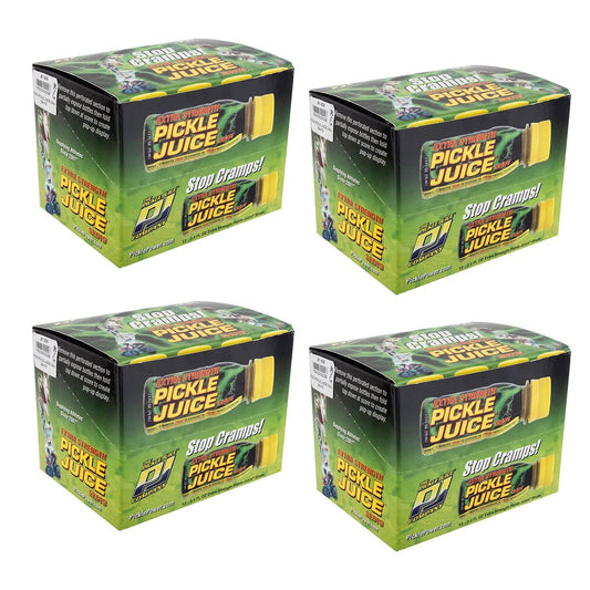 Pickle Juice Extra Strength Shots 2.5 oz, 4 Count Box of 12 (48 Shots)