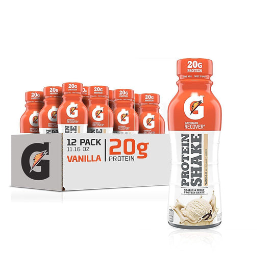 Gatorade Recover Protein Shake, 20g Protein, 11.6 fl oz Plastic Bottle,